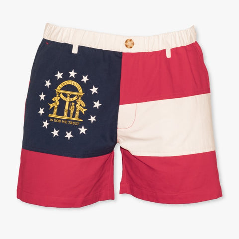 Georgia State Flag Shorts - Meripex Apparel