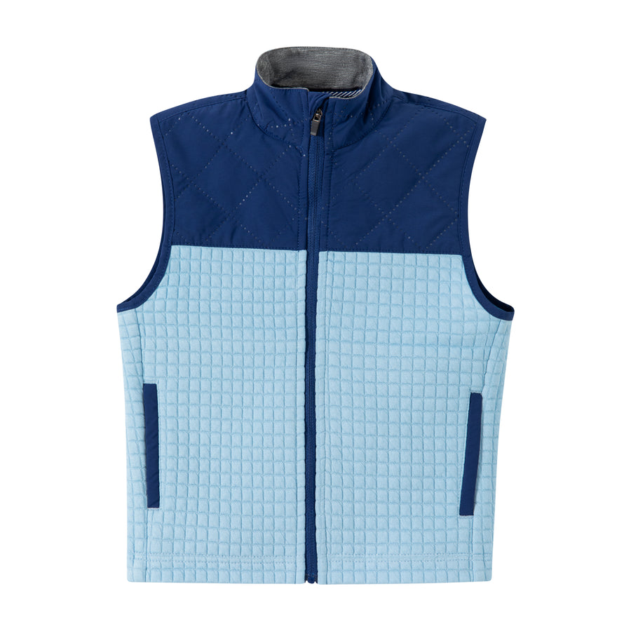Kids 2 Tone Blue Vest