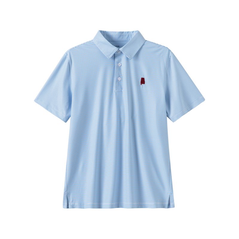 Alabama (Light Blue/White) (AL Embroidery - Crimson)