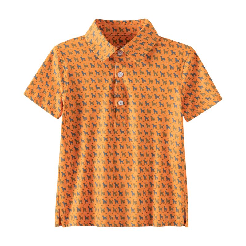 TN Tennessee Bluetick Outline (Orange/Grey) Polo