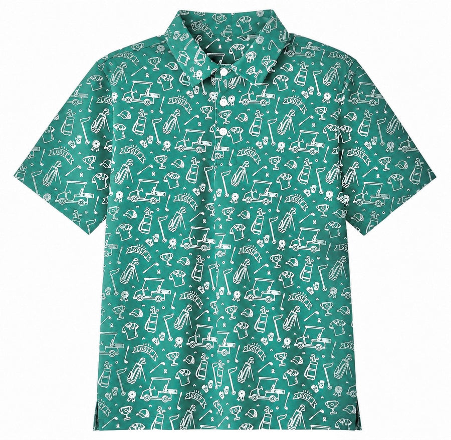 Green Golf Polo