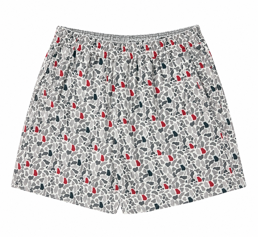 Georgia Camo Freeballers (Red/Black) - Sport Shorts