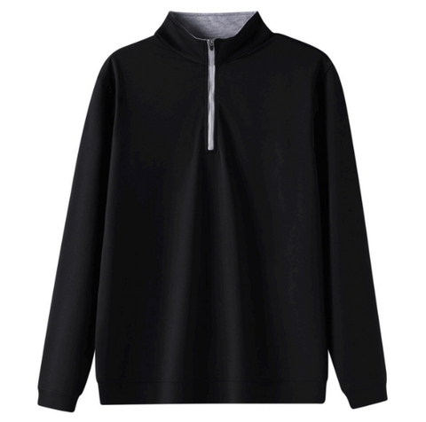 Kids Black 1/4 Zip