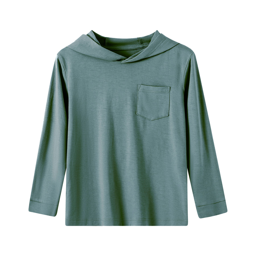 Blue Steel Bamboo Hoodie