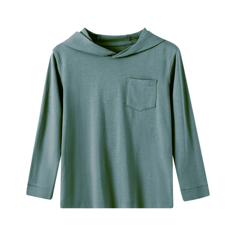 Blue Steel Bamboo Hoodie