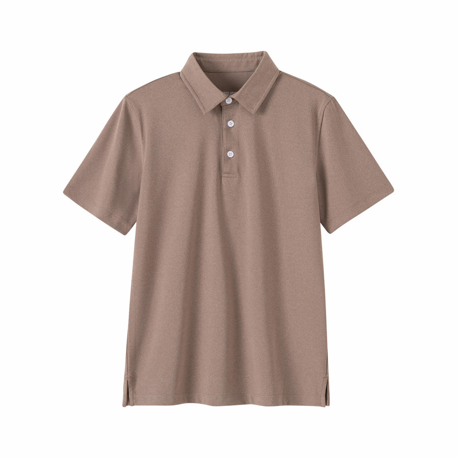 Brown Heather Polo