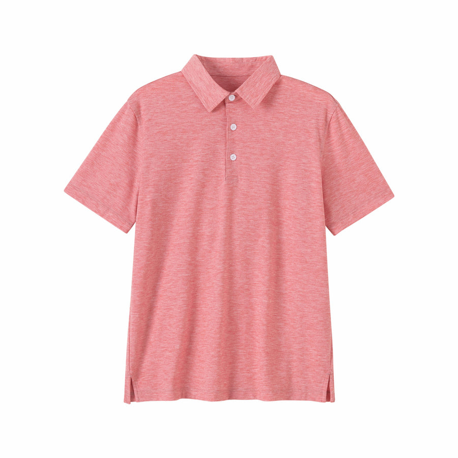 Light Red Heather Polo