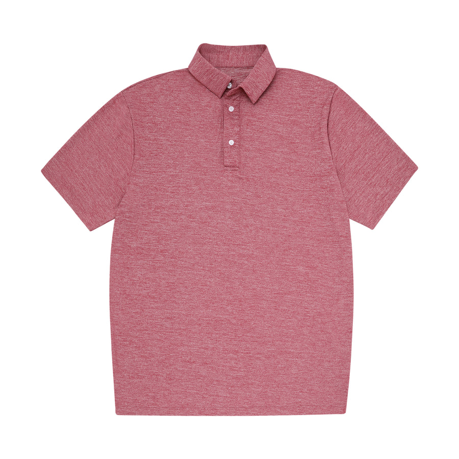Youth Red Heather Polo