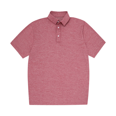 Youth Red Heather Polo