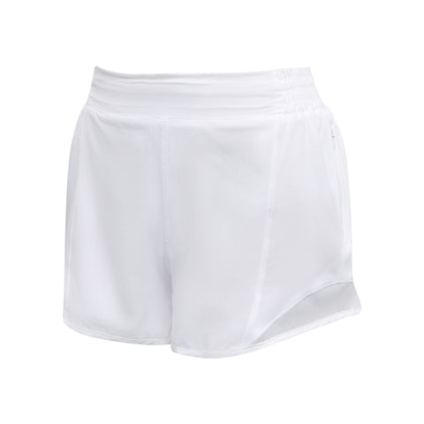 White 2.5" Women's shorts