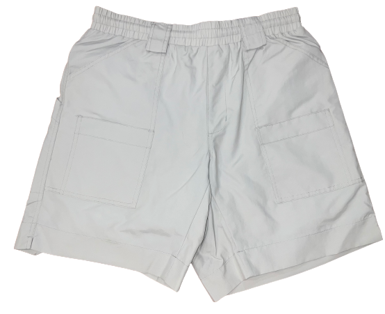 Light Grey Fishing Shorts with liner