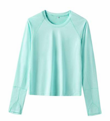 Mint Long Sleeve Women's Shirt