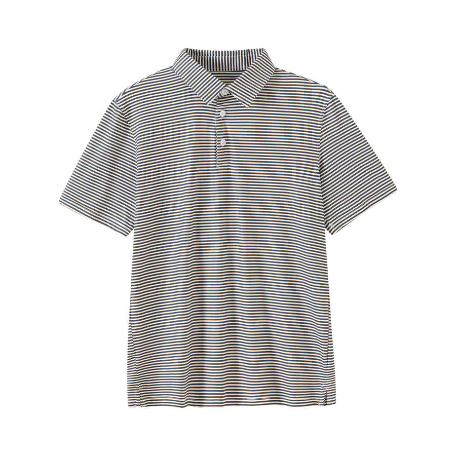 Navy/Micro Orange/White Polo