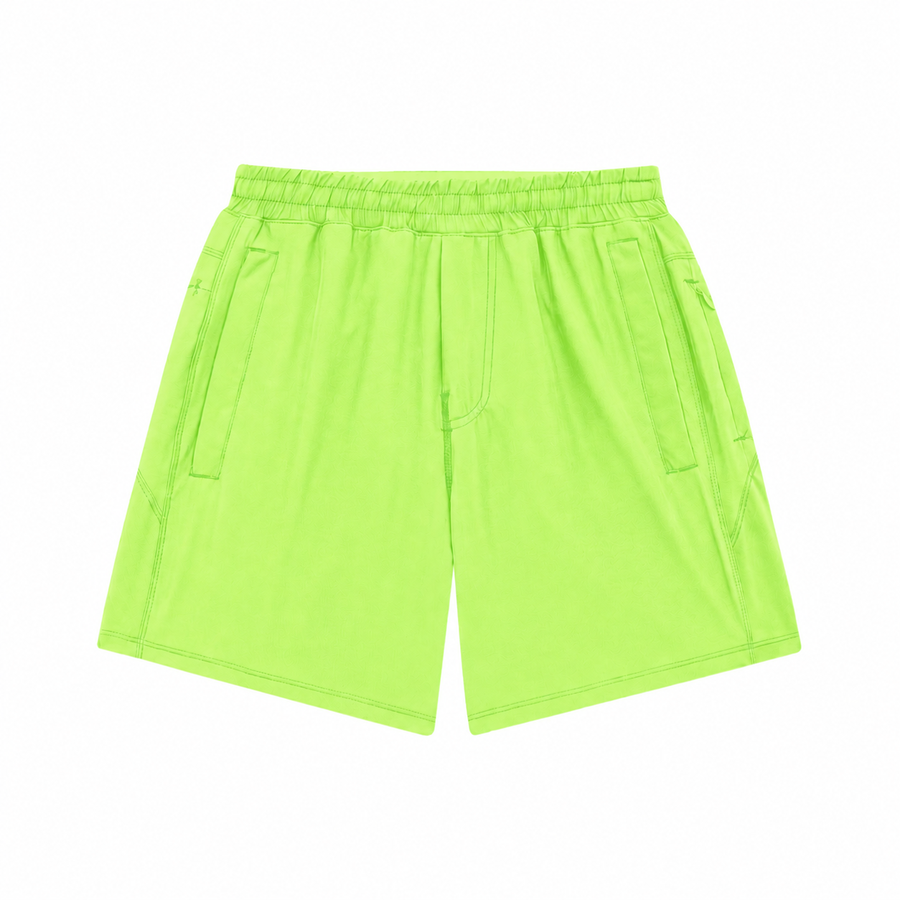 Kids Neon Green Freeballers - Sport Shorts