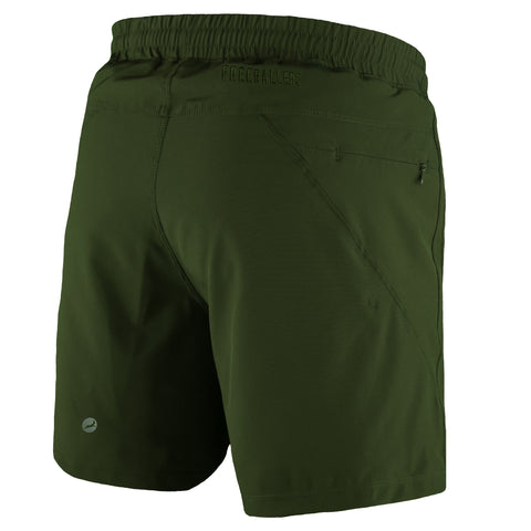 Youth Olive Green Freeballers - Sport Shorts