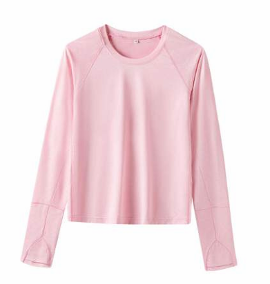 Pink Long Sleeve Women's Shirt
