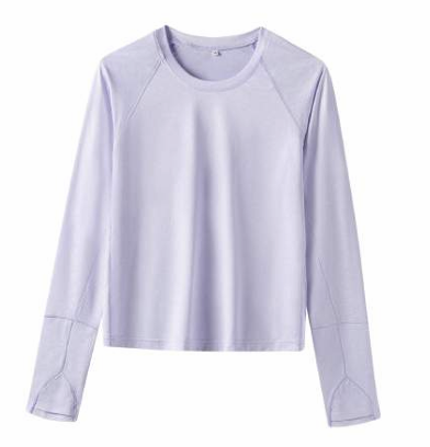 Purple Long Sleeve Women's Shirt