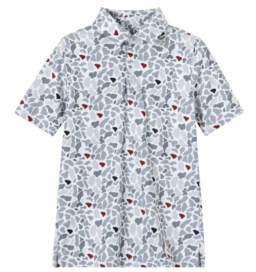 SC Camo Polo Garnet/Black