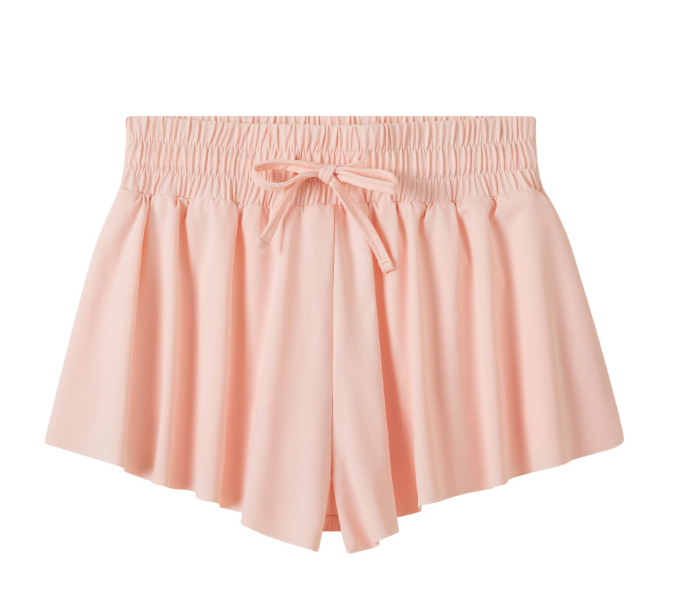 Pink Girls Butterfly shorts