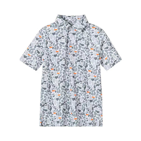 TN Camo Polo (Orange/Gray)