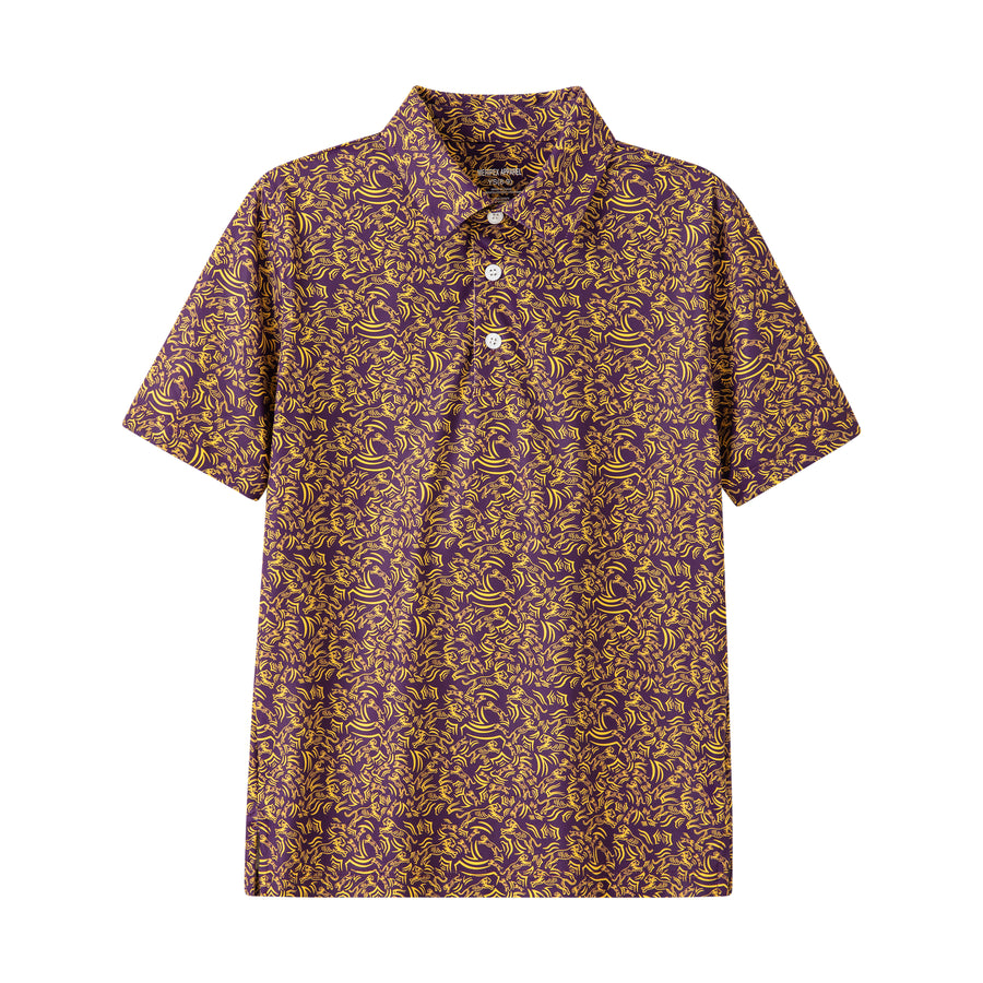 Kids Tiger (Purple/Gold) Topo Polo