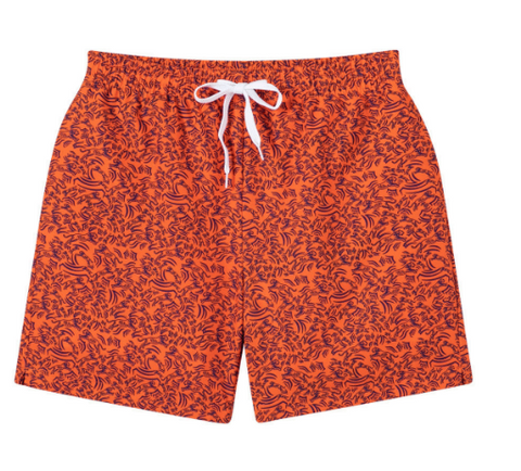 Tiger Topo (Orange/Navy) Swim (Stretch)