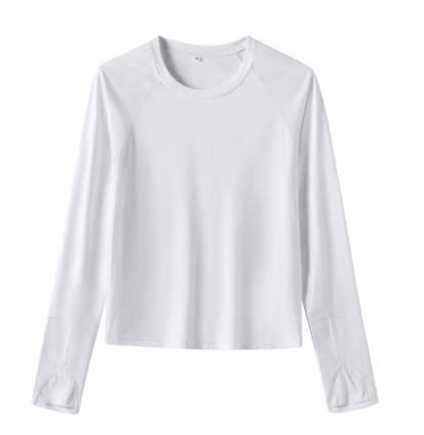 White Long Sleeve Women's Shirt