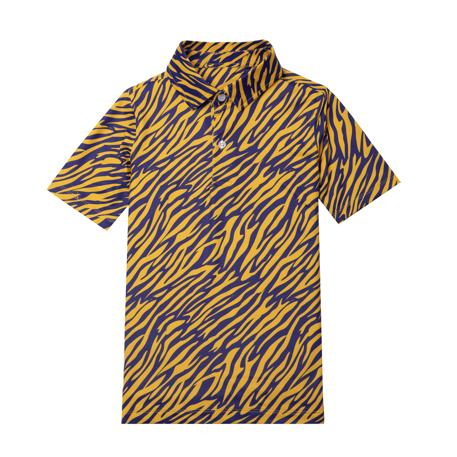 Purple Gold Tiger stripe