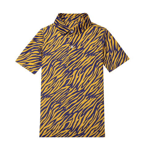Purple Gold Tiger stripe
