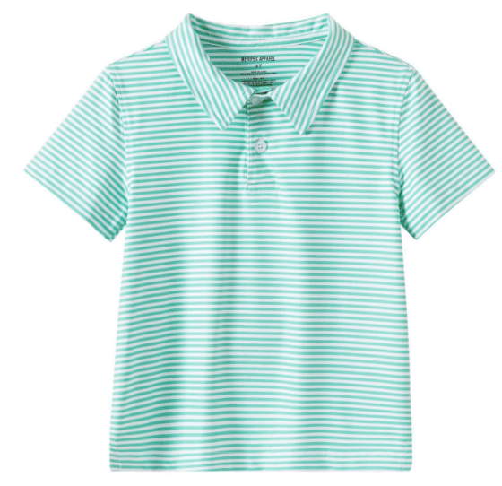 Kids Carnival Glass/White Polo