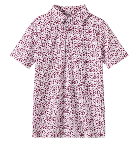 Kids Come and Take It (Maroon) Polo