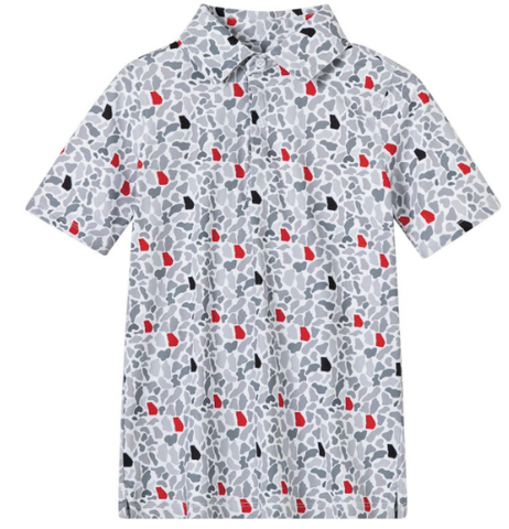 GA Camo Polo (Red/Black)