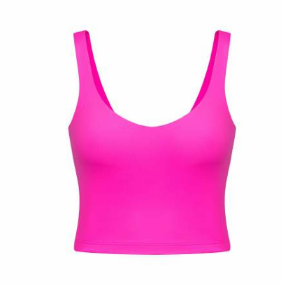 Pink Sports Bra