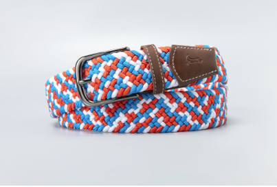 Red, White, and Blue Stretch Belt