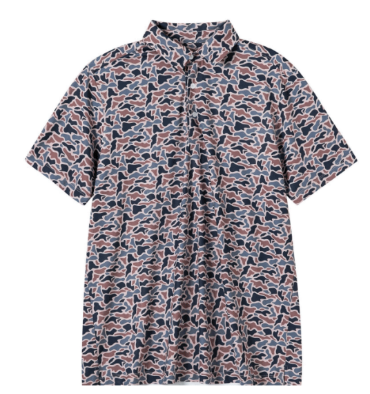 Kids River Camo Polo