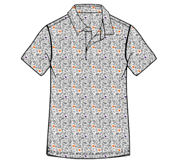 Kids SC Camo (Orange/Purple) Polo