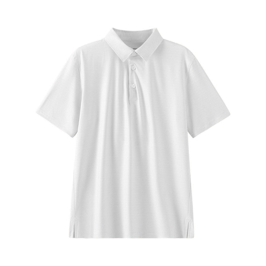 White Solid Polo