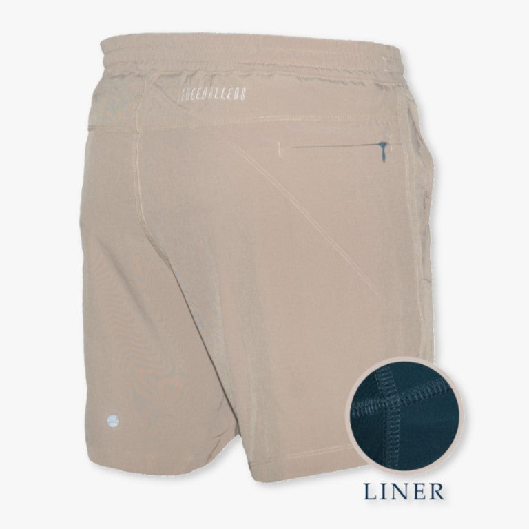 Khaki Freeballers - Sport Shorts - Meripex Apparel