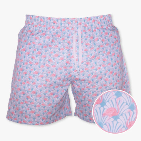 Flamingo Swim Trunks - Meripex Apparel