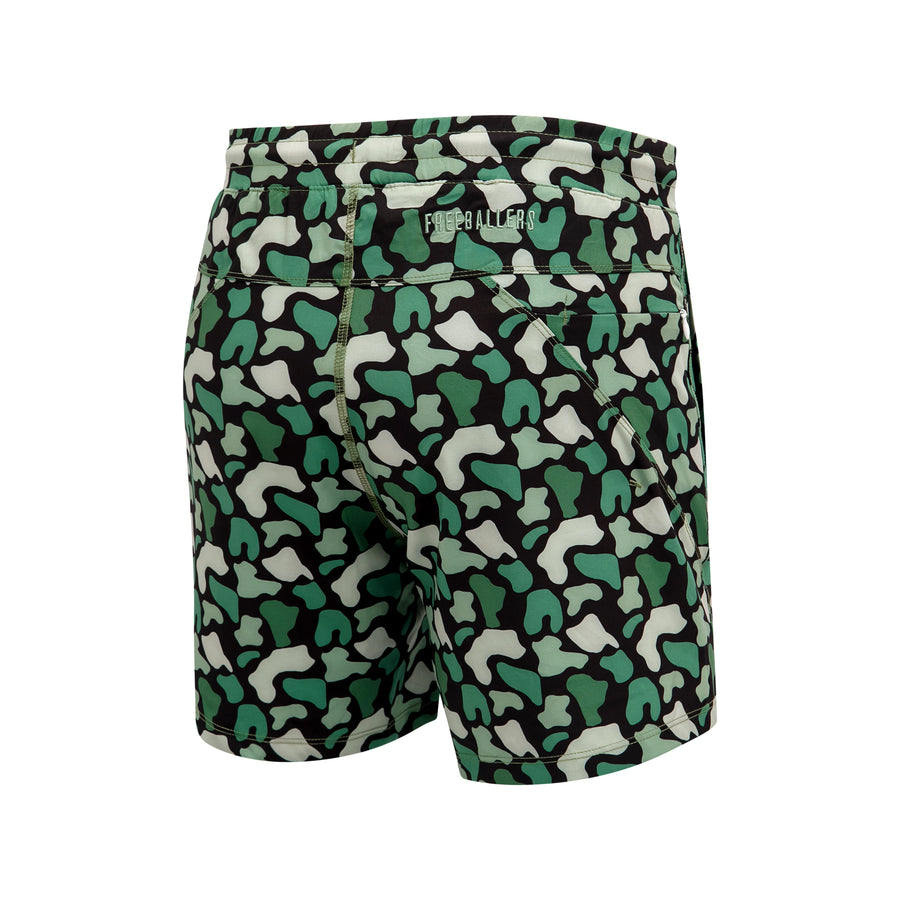 Green Duck Camo Freeballers - Sport Shorts