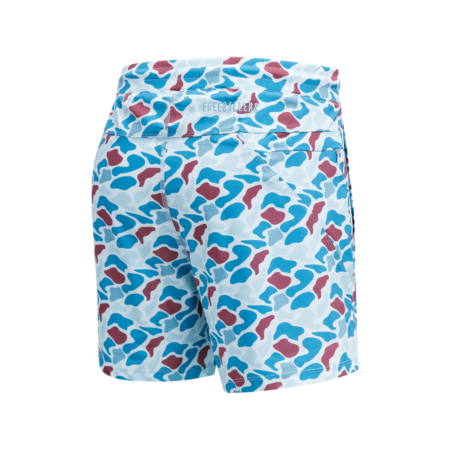 Vintage Duck Camo Freeballers - Sport Shorts