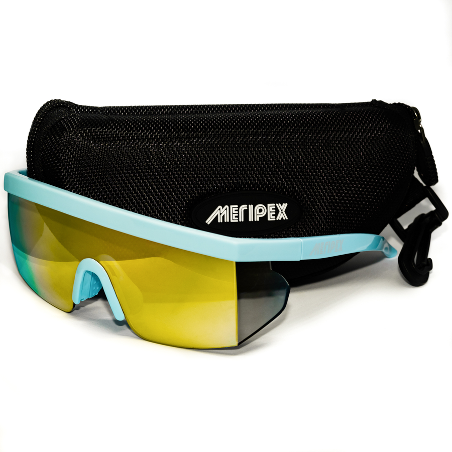 Blue Vintage Mirrored Sunglasses - Meripex Apparel