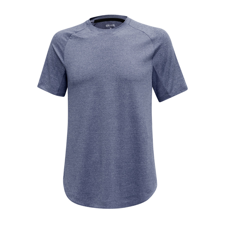 Navy Blue Heather Performance Athletic T-Shirt