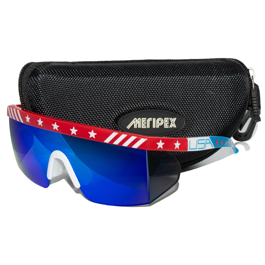 '76 USA Patriotic Edition Vintage Mirrored Sunglasses